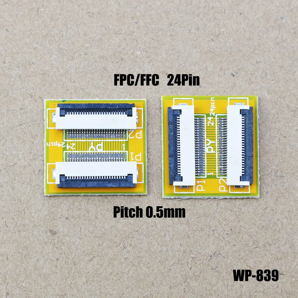 

1PCS 0.5mm Pitch FPC FFC Flexible Flat Cable Extension Board 24PIN Connector WP-839