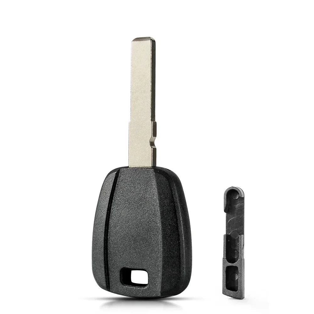 KEYYOU Casing Pisau Belum Diasah Cangkang Kunci Mobil Tanpa Chip Transponder Baru untuk Fiat 500 Ducato Casing Perumahan Pengganti SIP22/GT15R Blade