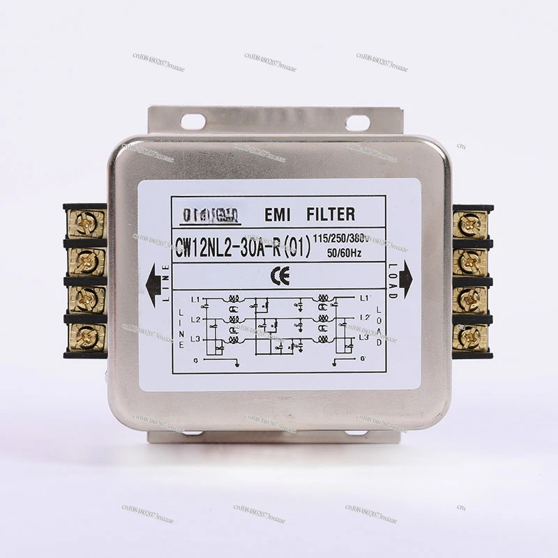 Power EMI Filter - Model CW12B, for Three-phase Three-wire 380V Systems, Including 40A, 30A, 20A, 10A End Point Power Purifiers