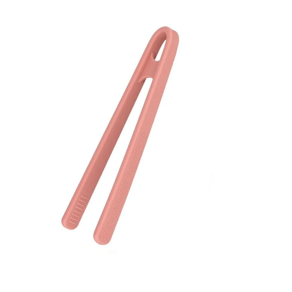 Durable Silicone Food Tongs Long Handle Mini Silicone Small Tongs Non-slip Barbecue Salad Clip Kitchen Cooking Tools
