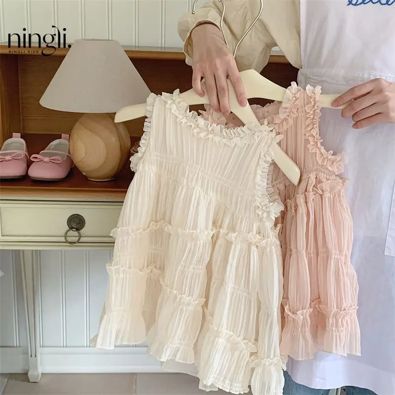

Baby Girls Dress Sleeveless Dress Little Girls Princess Dresses