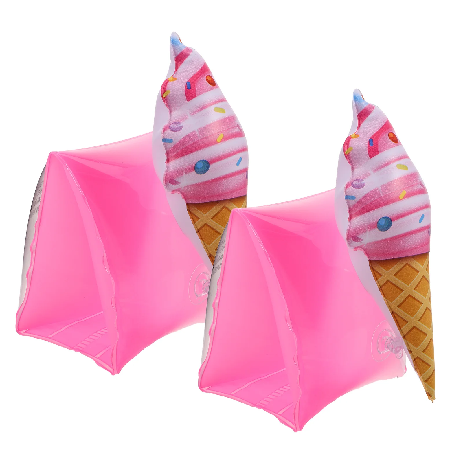 2 Pcs Armbands Float Sleeves Inflatable Swimming Kids Pool Floats for PVC Floaties