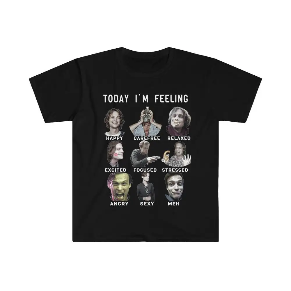 Spencer Reid Shirt - Matthew Gray Gubler Tshirt - Criminal Minds Shirt - Funny Feelings Gift