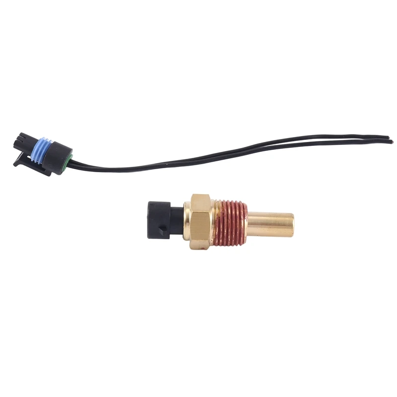 Temp Temperature Sending Sensor With Plug Fit For Kenworth Peterbilt Q21-1002