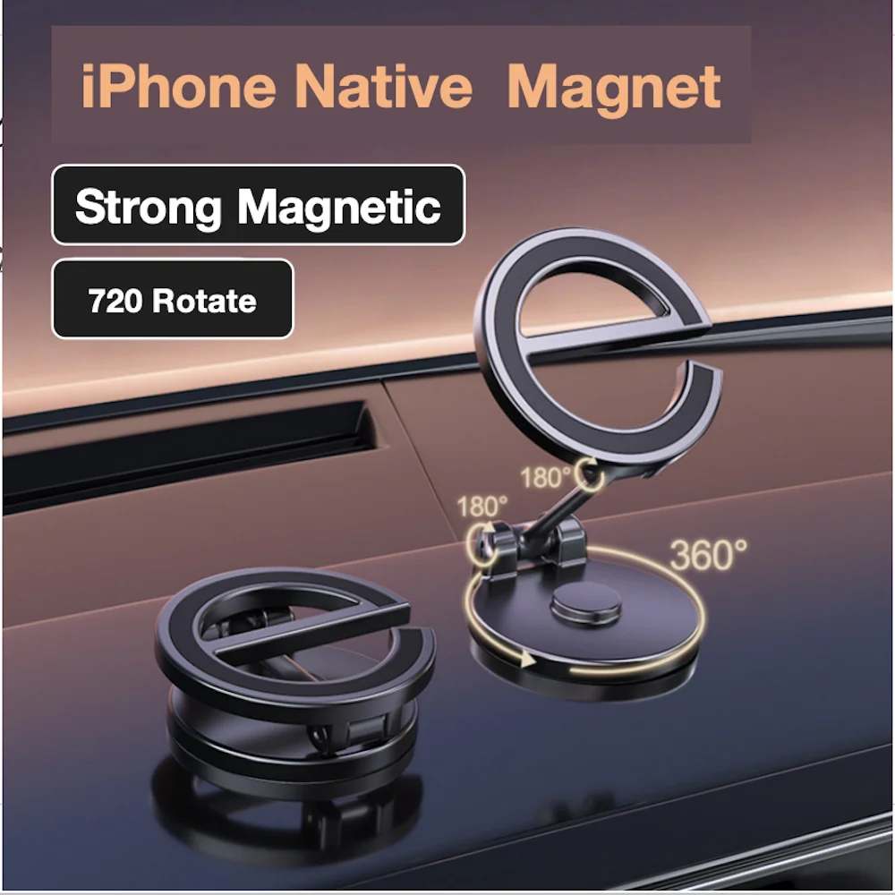 

Сильная магнитная подставка для телефона с металлической поверхностью, совместимая с iPhone 16 15 14 13 12 Pro Plus Max Mag-Safe Case