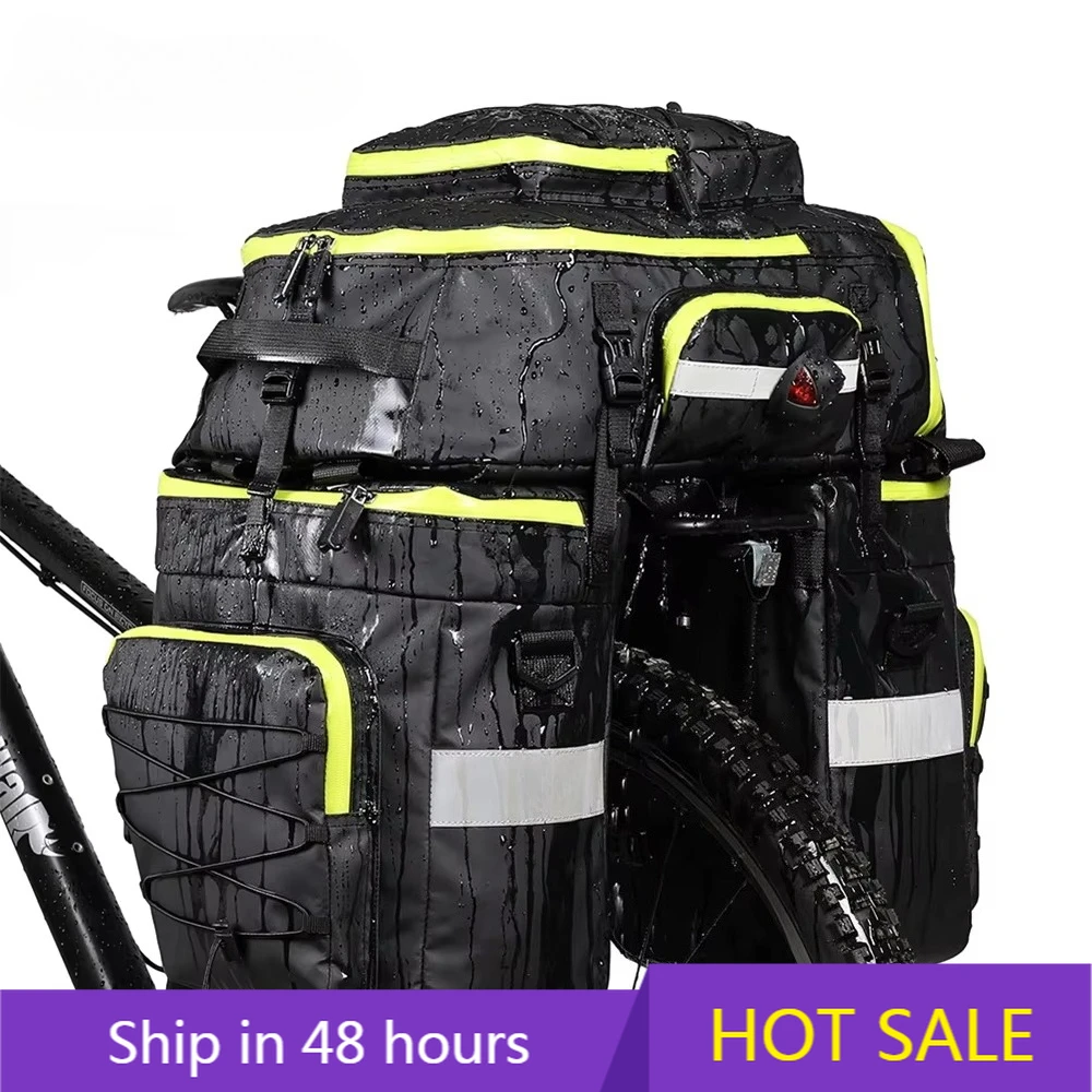 

POWER LEAPRhinowalk Bike Pannier Bag Waterproof Bicycle Transport 3 in 1 Bike Packing for Adventure Travel Ebike Road Bike