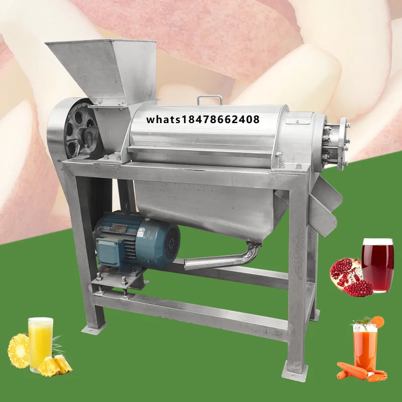 Furui Machinery Fruit Processing Line Automatic Spiral Juicing Crushing Machine for Pineapple Mango Passion Fruit Guava