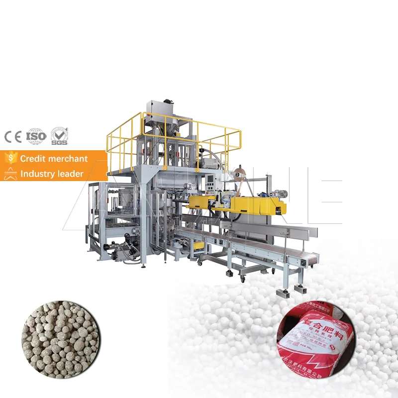 Automatic Multi-Function Bag Pack Weighing Cow Manure Organic Nutrient Fertilizer Soil Packaging Packing Machinery