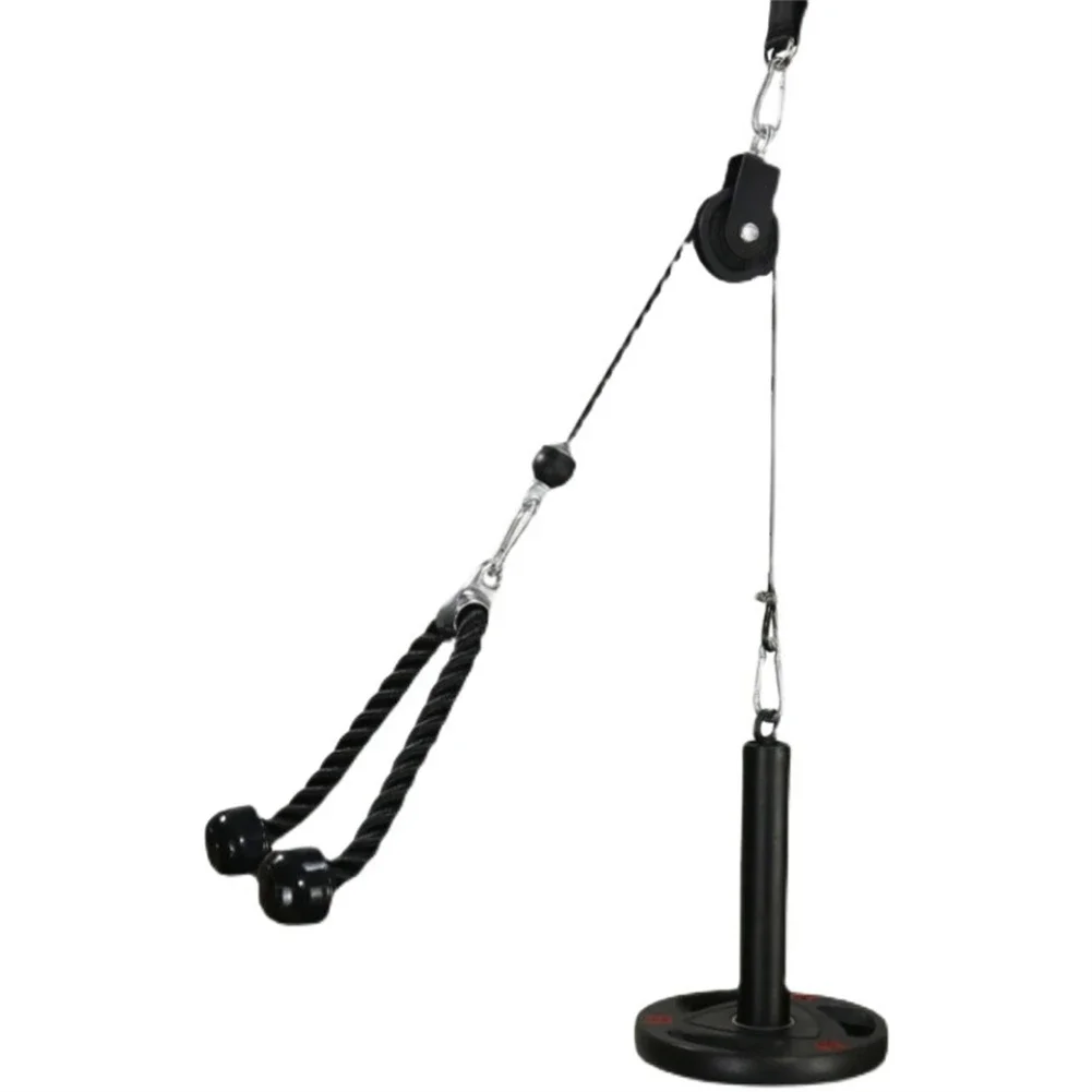 Gym Stahldrahtseil 1,5/2,5/3 Meter DIY Gewicht Langlebiges Fitness-Drahtseil Gym-Zubehör Laden 100 kg Stapelkabel