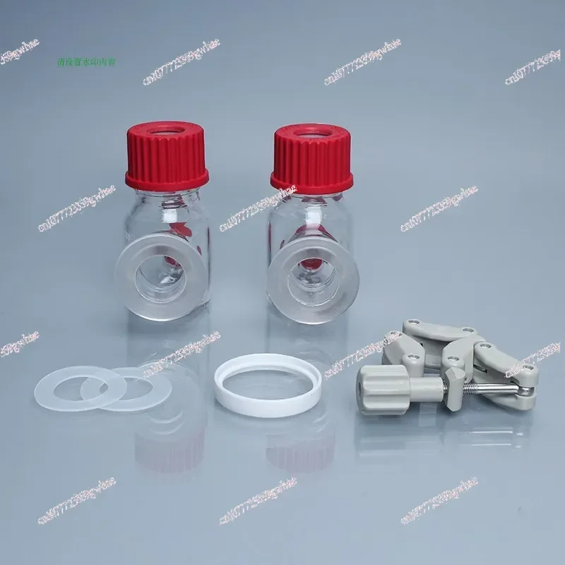 Sistema de Reactor MEC Tipo II de 50 ml, Reactor de Doble Cámara, Batería Microbiana