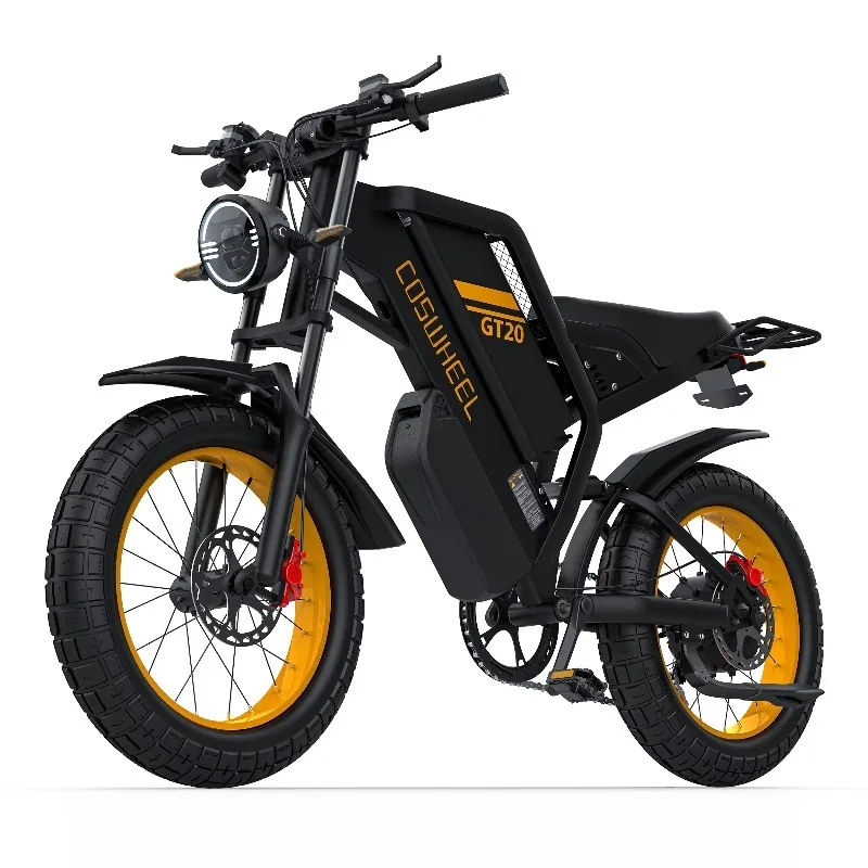 Factory Direct Sale COSWHEEL GT20 MAX 60V 2000W Motor Electric Dirt Bike 65KM/H Tire Off Toad 40AH Electric Mountain Bike