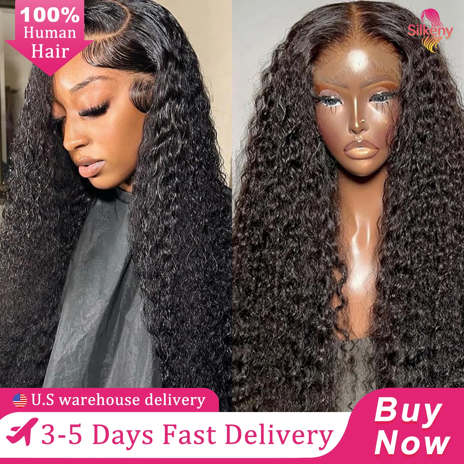 

Парик из натуральных волос 13x6 HD Deep Wave, плотность 220%, с предварительно выщипанной линией роста волос, кружевной фронтальный парик 42-44 дюйма, кудрявый бразильский парик с кружевной основой для женщин