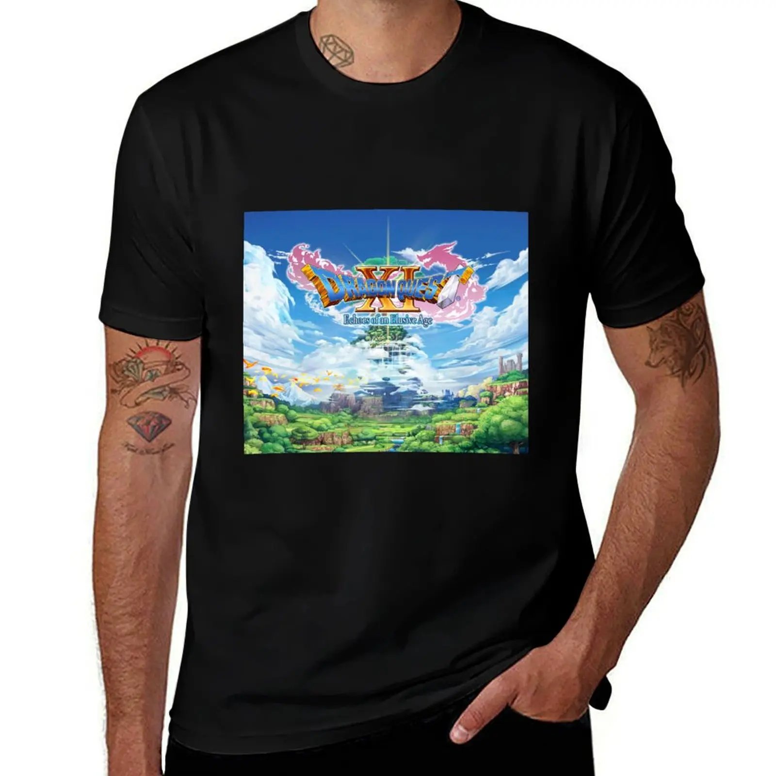 Dragon Quest XI Echoes of an Elusive Age T-Shirt blanks baggy shirts T-shirt men