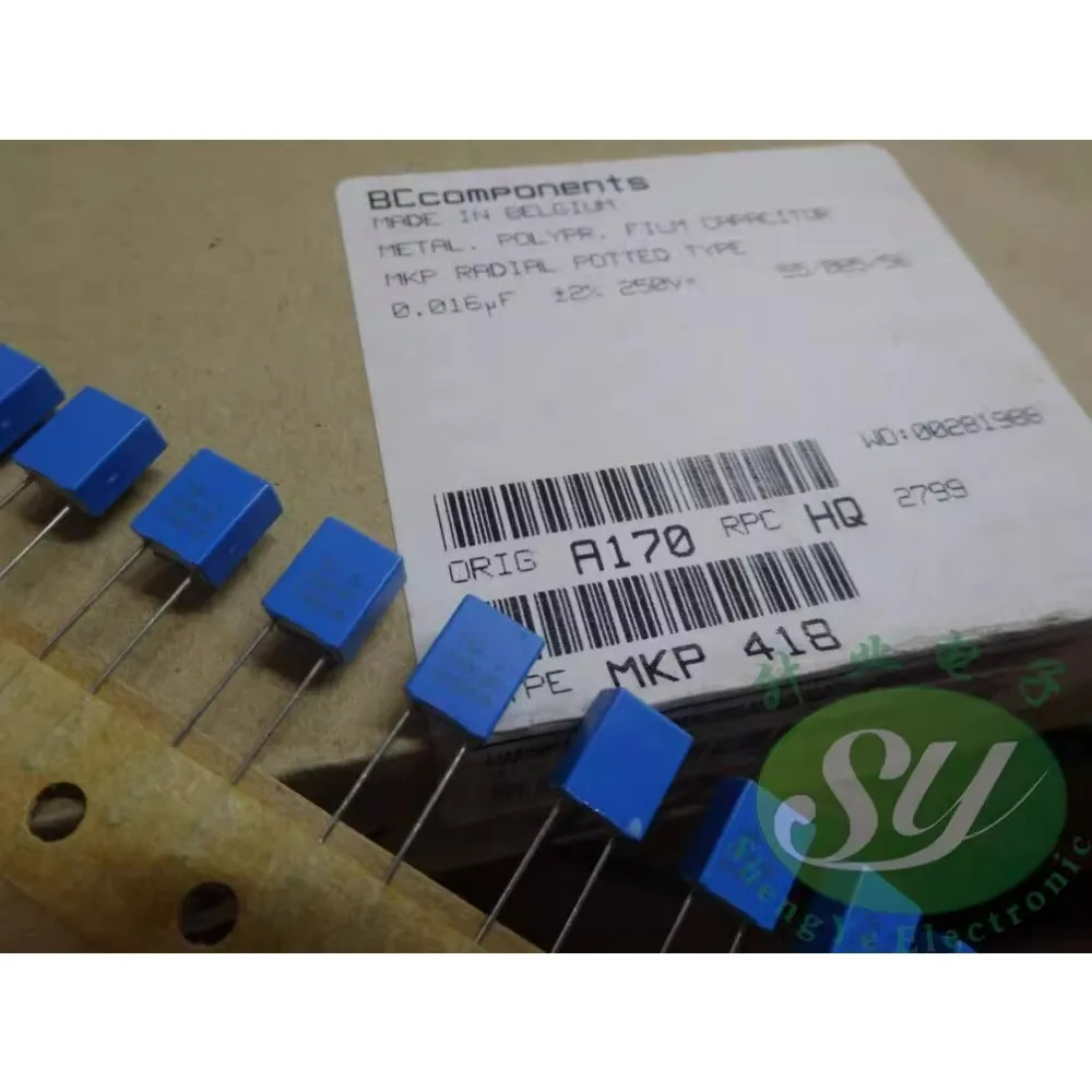 

50PCS BC MKP418 0.016uf/250v 16nf replaces 15nf 0.015uf with a brand-new high-precision 2% 5mm film capacitor