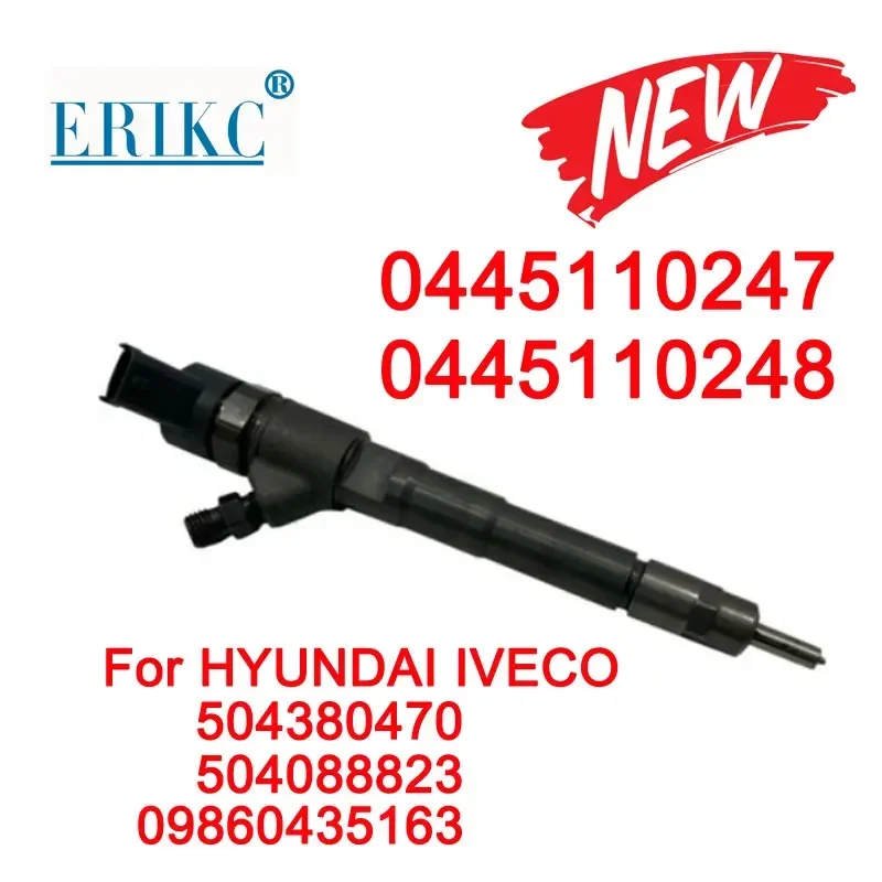 4PCS 0445110247 0445110248 Diesel Fuel Nozzle Injector 0 445 110 248 for Fiat Ducato Iveco Daily 3,0 504088823 71793015