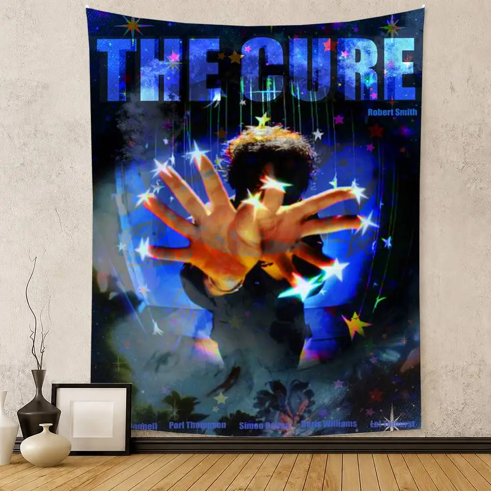 The cure Robert S-Smith Flag Digital Printing Banner for Garage Wall Out Door Decoration