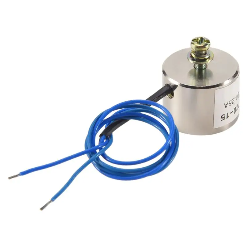 AWAH Sucked Electric Lifting Magnet Electromagnet 12VDC 2.5Kg 5.5LB 20X15mm
