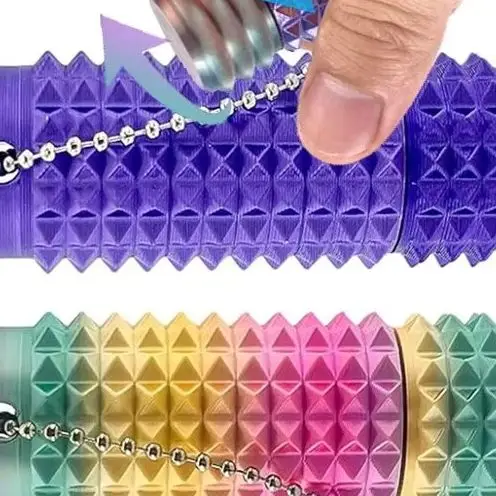 ثلاثية الأبعاد مطبوعة شائكة الإجهاد الإغاثة تململ المفاتيح المحمولة تحمل الغزل ليتل Ouchies الألم لعبة هدية