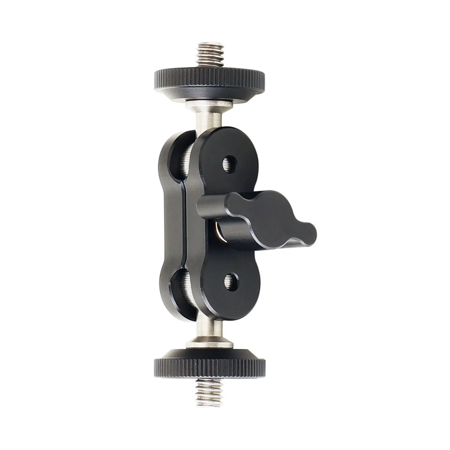 

Двойная шаровая головка для пирографии с двойными винтами 1/4 дюйма 360° ° &180 ° Вращение, совместимое с мобильными телефонами GOPRO DSLR и беззеркальными камерами