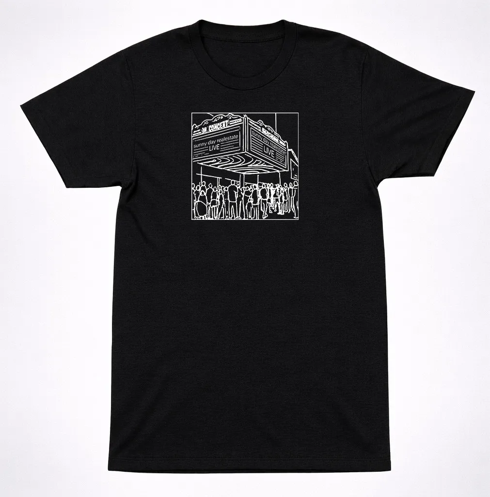 SDRE Sunny Day Real Estate Live Time Clock Emo Music Band Retro T-Shirt 1990s