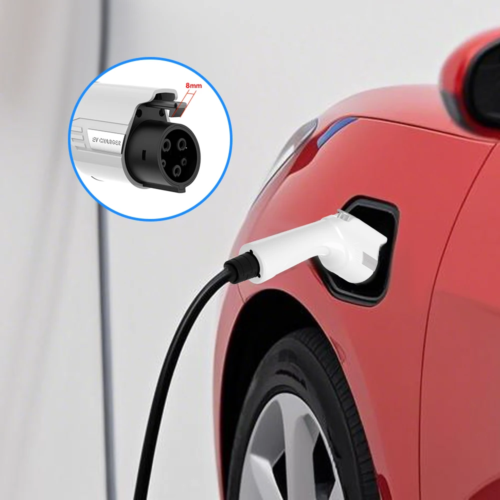 Suporte de cabo IPENGEN Ev coldre de arma Evse tipo 1 J1772 plugues para soquetes acessórios para unidades de carregamento de veículos elétricos