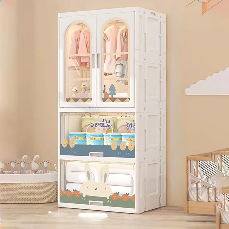 

Bedroom Hangers Children Wardrobes Display Cabinet Clothes Children Wardrobes Girls Szafa Na Ubrania Home Furniture MR50CW