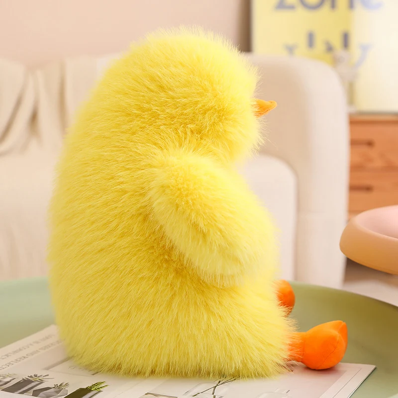 New High Quality 40/70cm Yellow Fat Duck Cute Dolls Throw Pillow Super Soft Stuffed Animal Cartoon Funny Birthday Gifts Decor