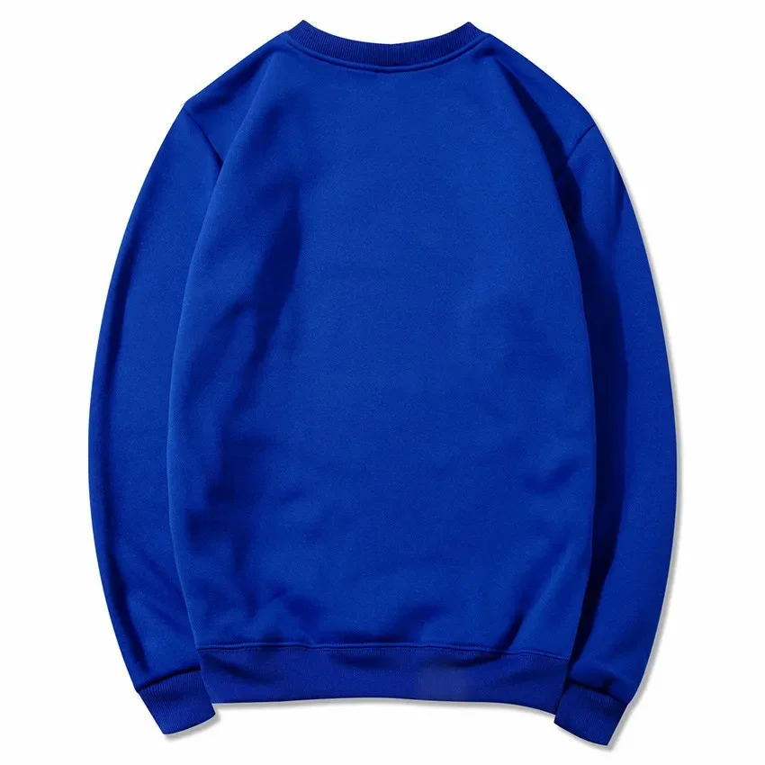 Einfache Rundhals-Sweatshirts für Herren und Damen, Frühling und Herbst, warme, bequeme, mit Fleece gefütterte Pullover-Oberteile, sportliche, lässige, locker sitzende Pullover – Detail 20