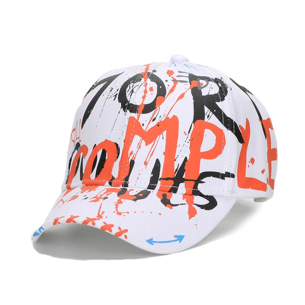 

2023 Fashion Adjustable Printing Outdoor Baseball Cap Spring Autumn Unisex Shade Personality Hat
