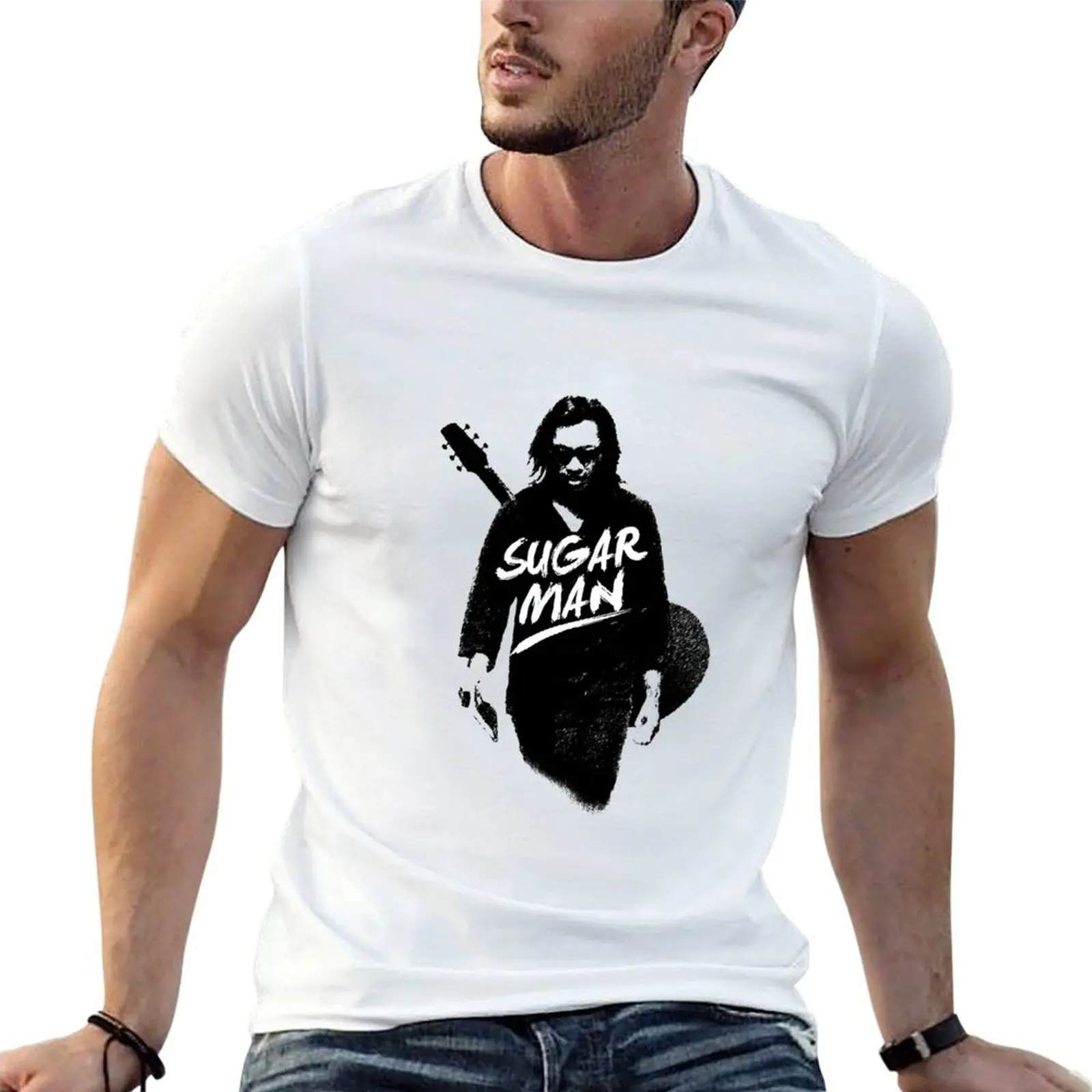 Sixto Rodriguez Sugar Man T-Shirt Breathable Sportswear T-Shirt for Men
