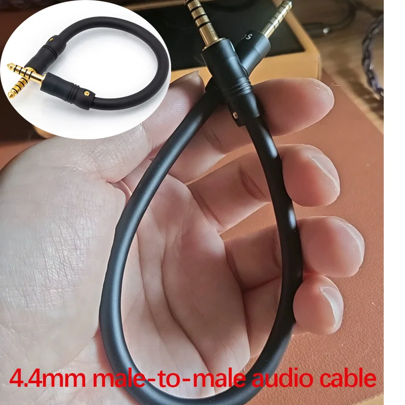 HIFI Japan Mogami 2534 4.4mm Balanced Male to 4.4mm Balanced Male Audio Adapter Cable 4.4 Male to Male Adapter Gold Plated Plug