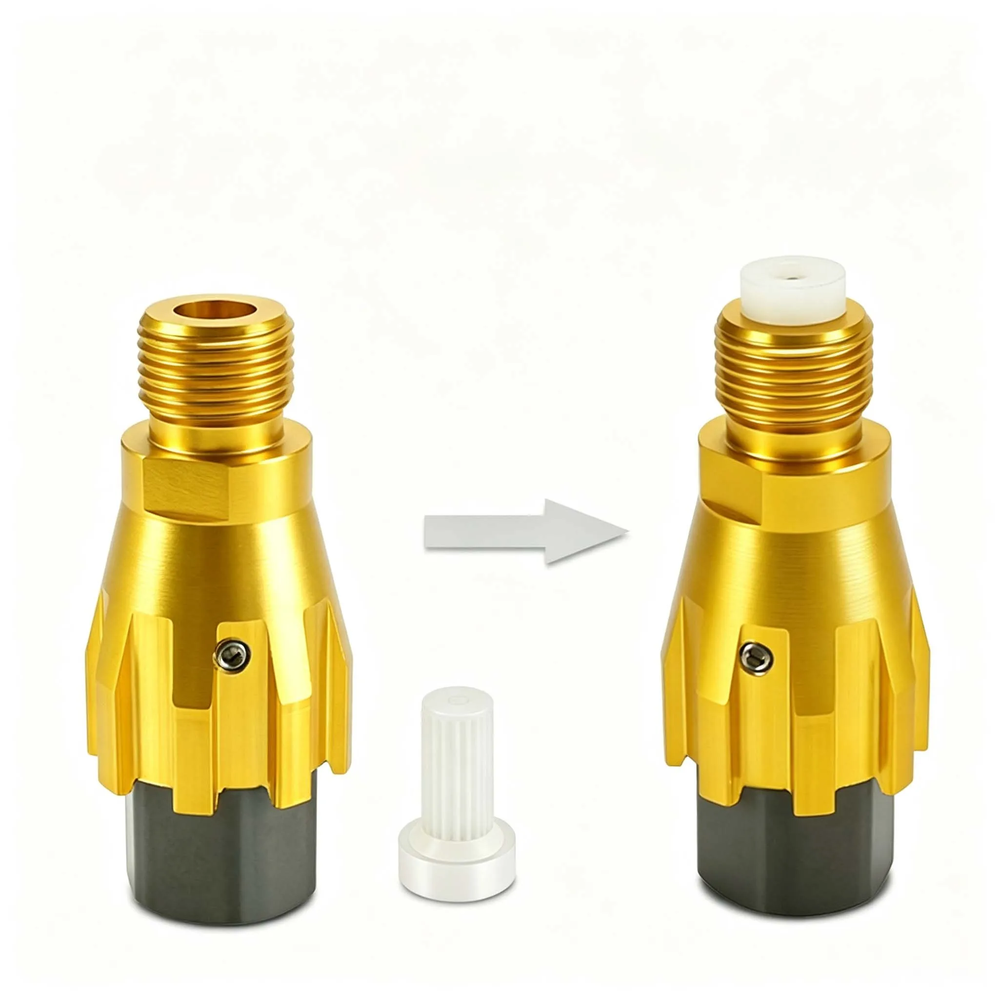 Rotating Spray Filter Adapter 360 Degree Swivel Joint With Long Handle For Painting Air Compressor Regulation System