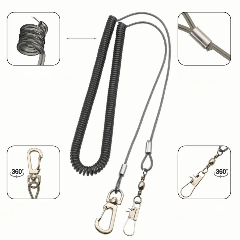 2M Parrot Flight Training Leash Kit, Anti-Bite Durable Wire Rope, Outdoor Flying Line for Pet Birds, Bird Supplies Safety 1pc view 4