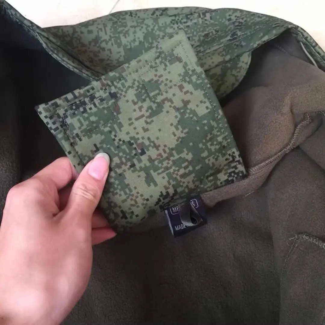 TACTICAL TOM VDV Little Green Man EMR Jungle Cold proof Fleece Outdoor Waterproof Forest Soft Shell Tactical Stormtrooper