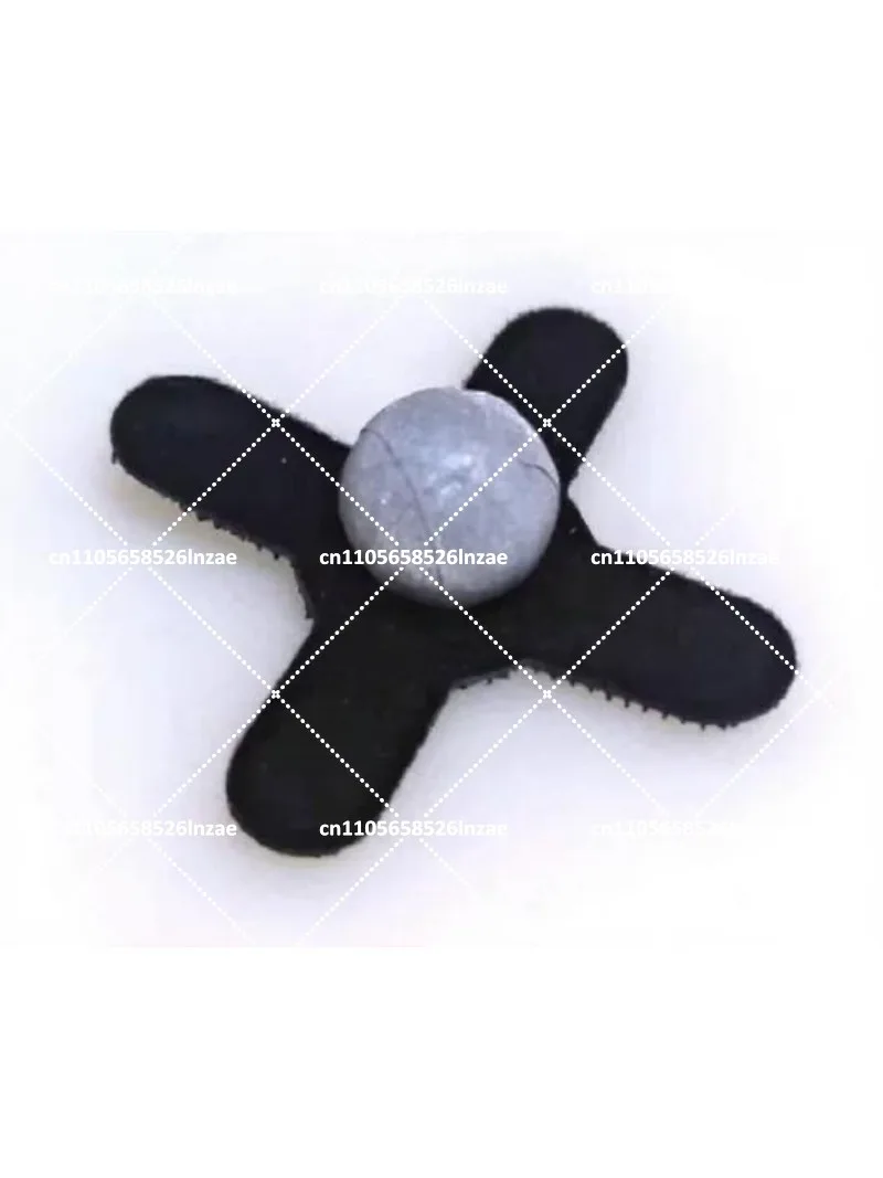 10pcs Optical Infrared Motion Capture Reflex Spots Reflective Marker Dots with Cross Velcro for Tracking Ball