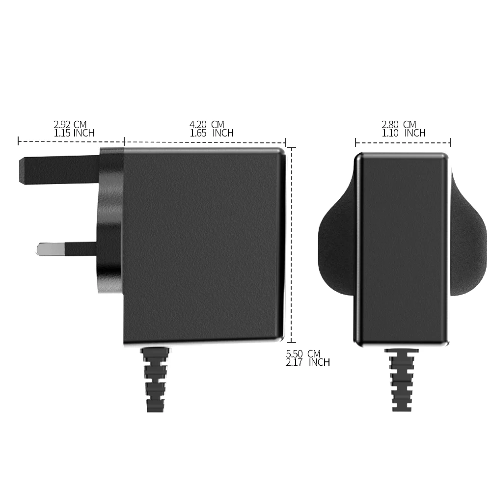 15W 5V 3A  AC/DC Switching Power Adapter Supply Wall Charger Adapter 5.5x2.1mm Centre Positive for LED Router CCTV Cameras