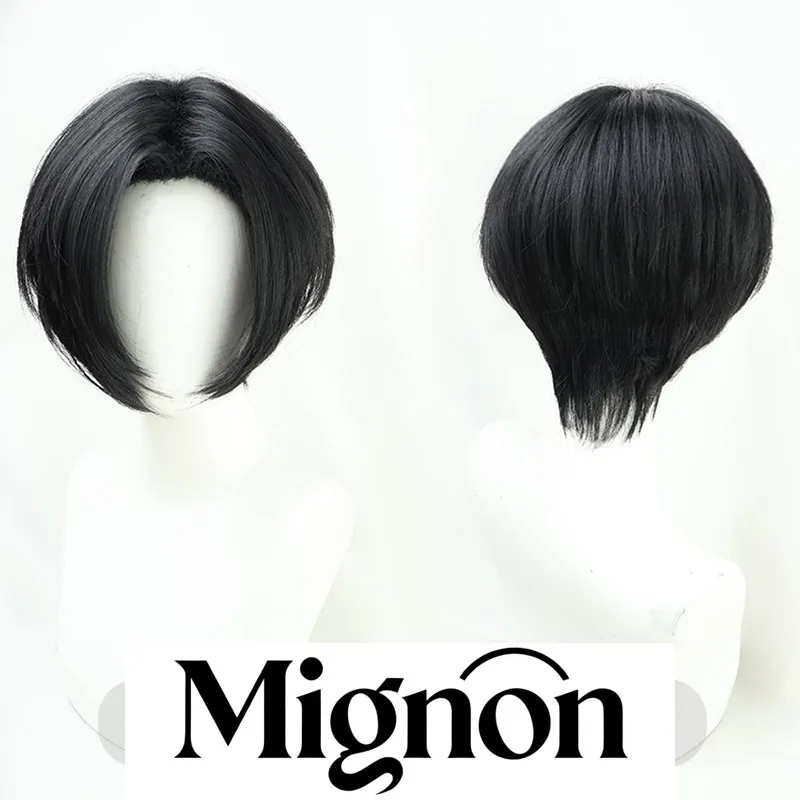 

Парик для косплея Tokyo Revengers Sano Manjiro Mikey, повседневные черные волосы