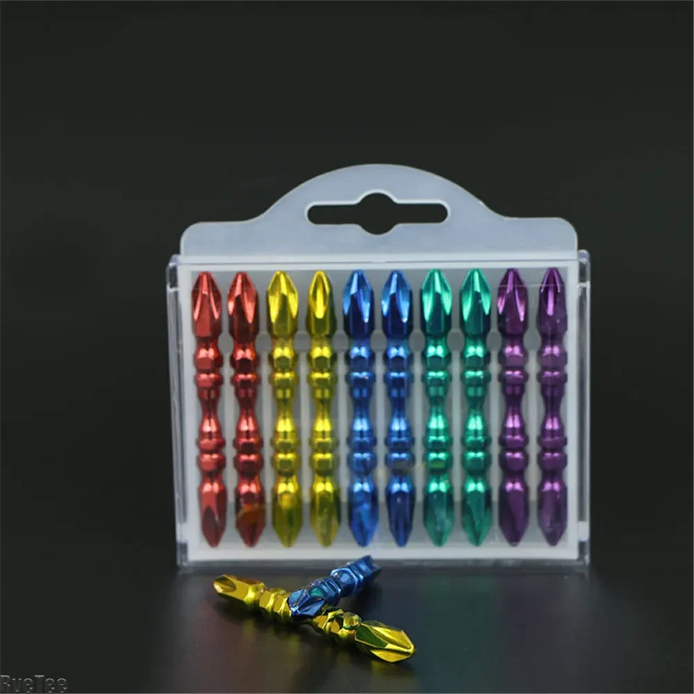 10PCS Alloy Steel Screwdriver Head Tool Bits for Strong Magnet Precision Multifunctional Professional Work Tools Screwdriver