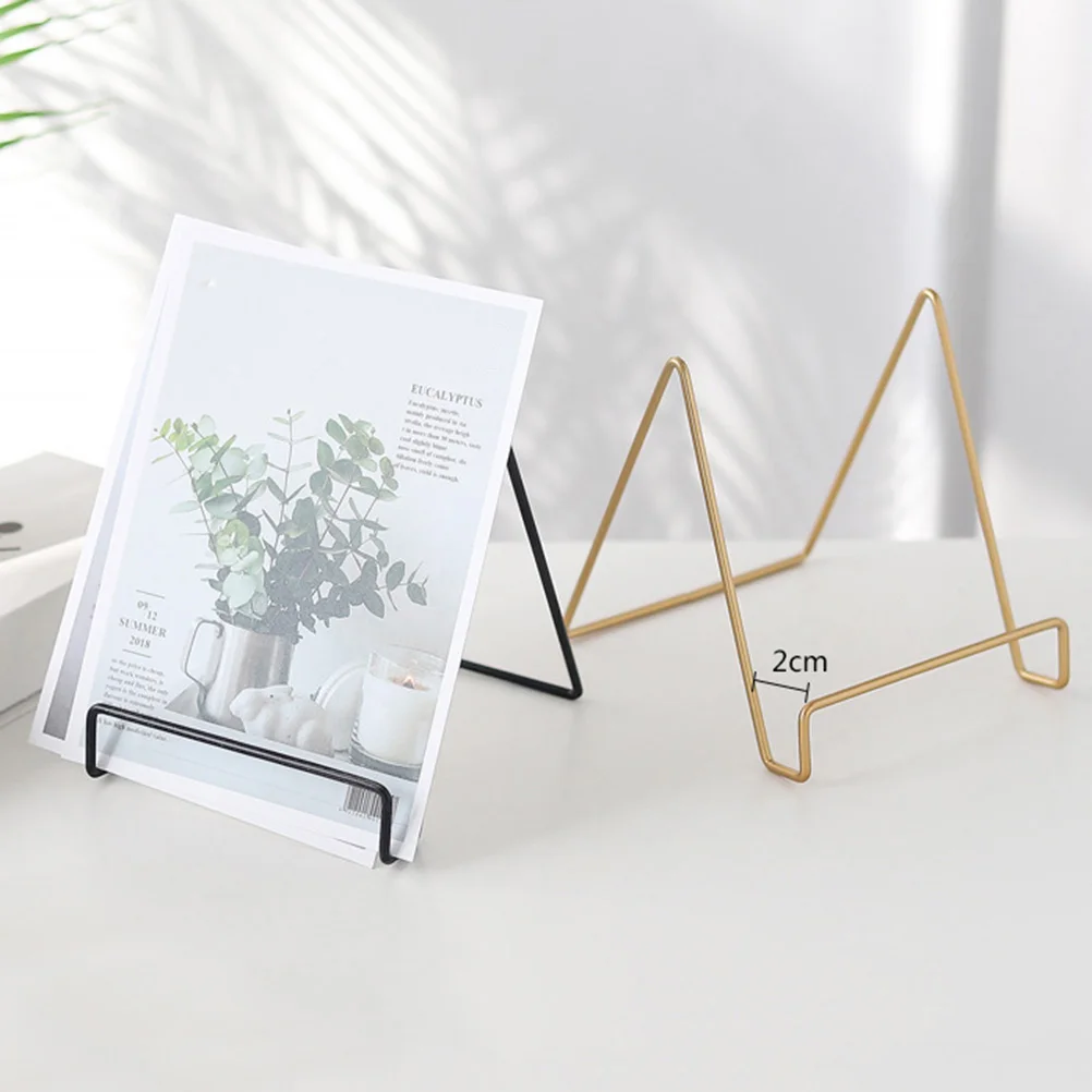 

Multifunctional Storage Rack Geometric Design Book Holder Stand Magazine Display Home Office Use Storage Solution