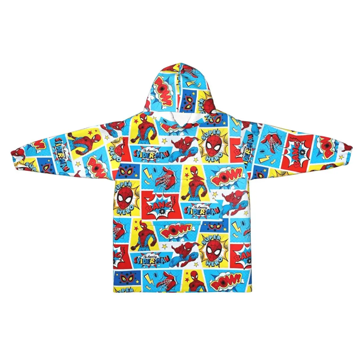 

Одеяло с капюшоном «Человек-паук», супергерой, толстовка с капюшоном, носимое одеяло, пижама для детей