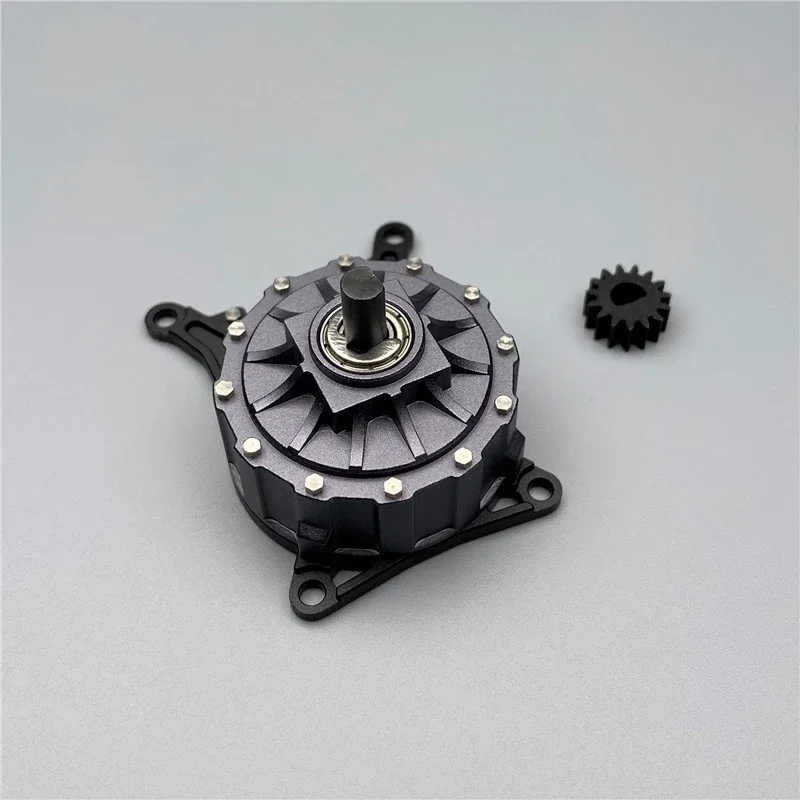 Gearbox Reducer Torque Enhancer Metal Upgrades for 1/14 Tamiya RC Truck Trailer Tipper Scania MAN Benz Actros Volvo Car Parts