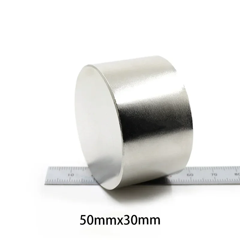 50x30mm Super Powerful Strong Magnetic NdFeB Permanent Neodymium Magnets disc 50x30 mm N35 Big Round Magnet 50*30 mm