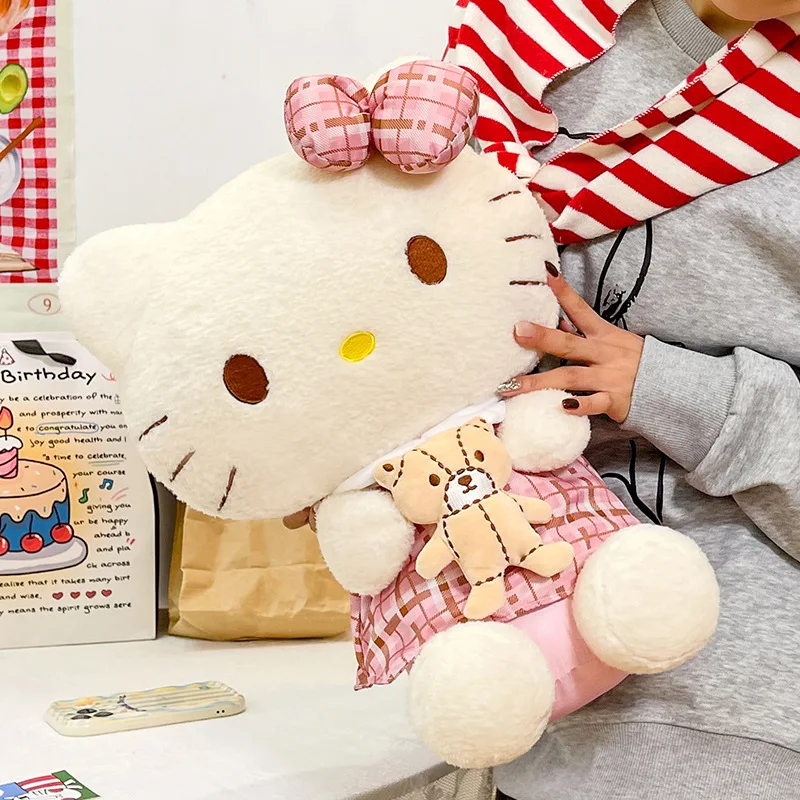 دمية سانريو هالو كيتي KT القطيفة على شكل حيوان محشو للأطفال هدية عيد الميلاد والكريسماس للفتيات هدية أفضل صديق لعبة ناعمة لطيفة #4