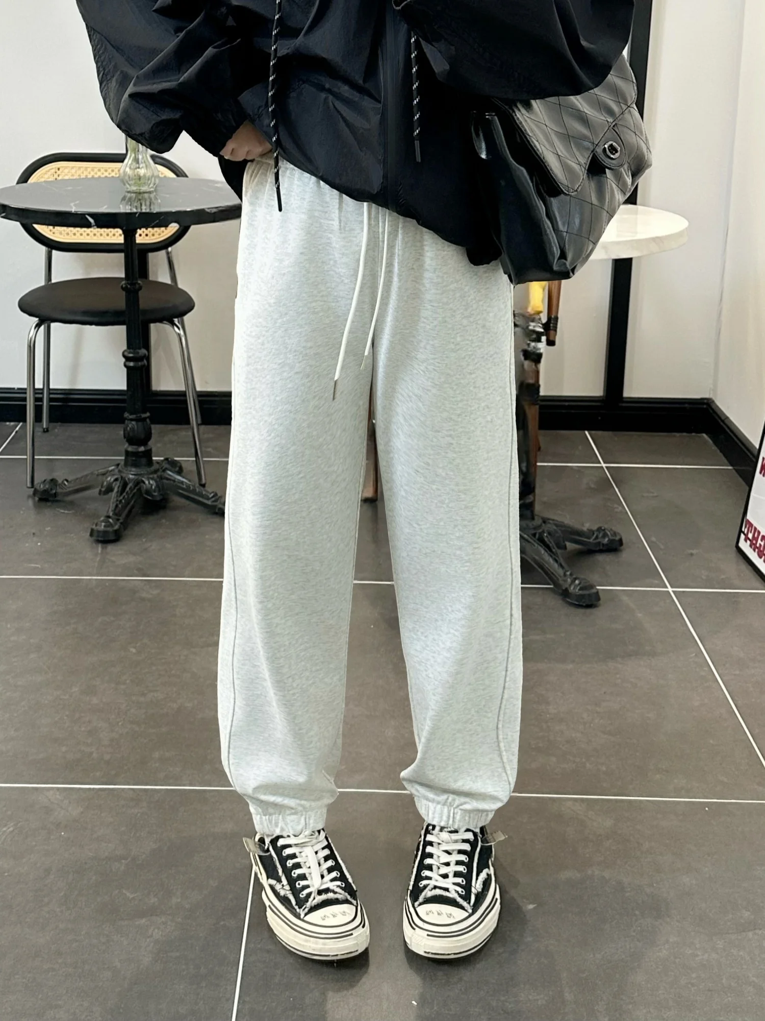 

plus Size Women's Casual Loose Wide Leg Pants High Waist Cotton Blend Spring Summer New Korean Style Commute Friendly Trousers