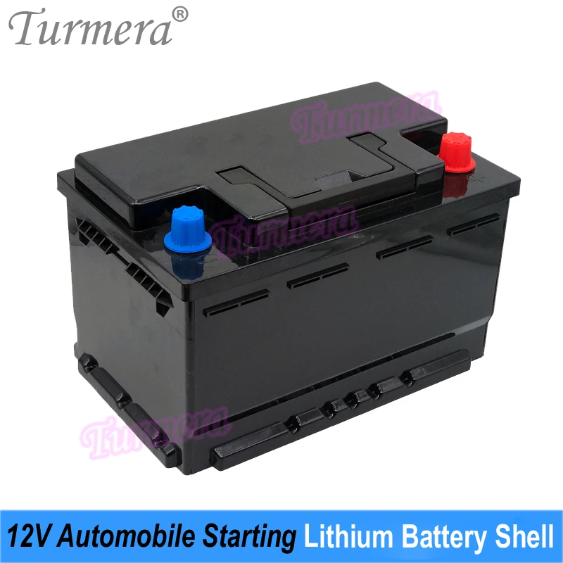 

Turmera 12V Automobile Starting Lithium Batteries Shell Car Battery Box for 57217 Series AGM H6-70 57069 Replace Lead-Acid Use