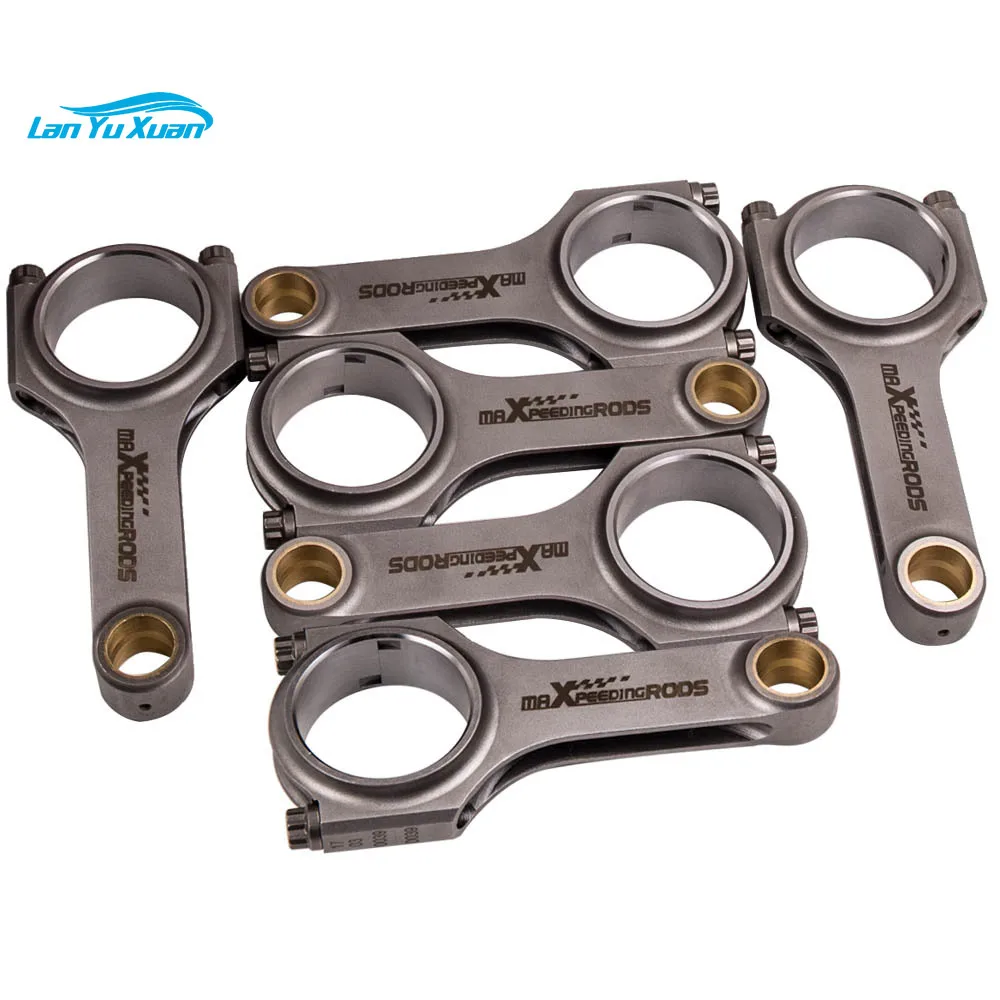 Forged 4340 Connecting Rods For  B5 S4 quattro A4 A6 V6 Engines 2.6L, 2.7 T 30V, 2.8L 12V TUV Conrod