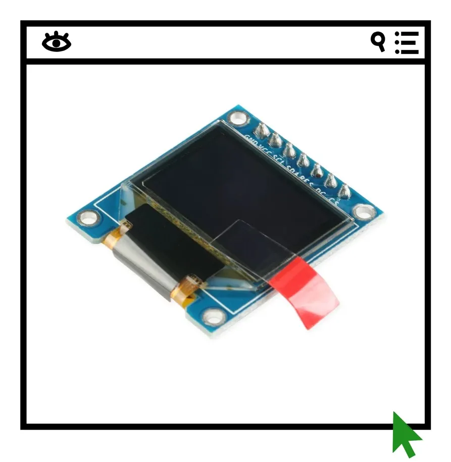 

0.95-inch OLED display LCD screen 96 * 64 OLED module full-color high-definition OLED display