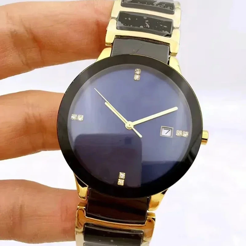 ساعات رجالية فاخرة وصلت جديدة كول الذهب الأسود الكوارتز الصلب ساعة اليد رائعة Masculino Relogio ساعة الموضة