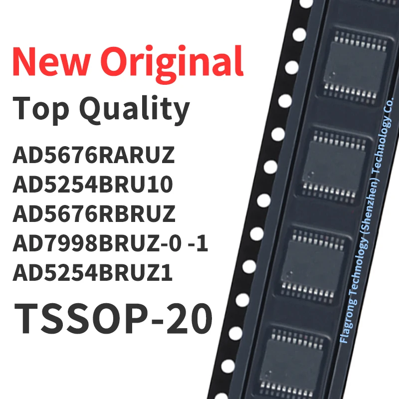 1 Piece AD5676RARUZ AD5254BRU10 AD5676RBRUZ AD7998BRUZ-0 AD7998BRUZ-1 AD5254BRUZ1 TSSOP-20 Chip IC New Original