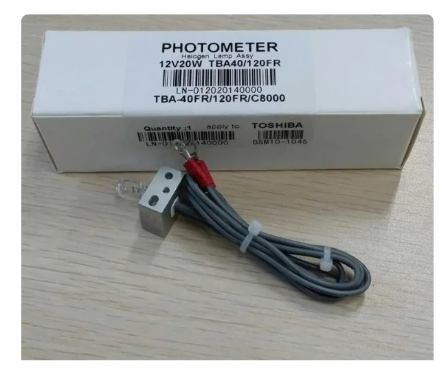 

Photometer lamp BM10-6125 12V 20W, BSM10-1405 TOSHIBA TBA-40 TBA-120 FR,ABBOTT C8000,12V20W bulb